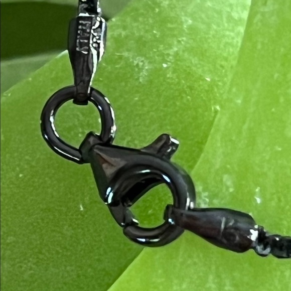 Julie Starr Dresner Pink Saphire and Black Diamond Pendant - Picture 8 of 14